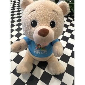 Spark Create Imagine Teddy Bear Plush Stuffed Animal Light Up Shirt Toy